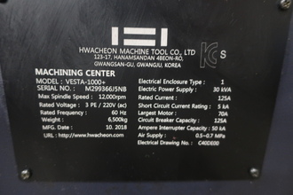 2018 HWACHEON VESTA 1000+ Vertical Machining Centers CNC | CNC EXCHANGE (8)